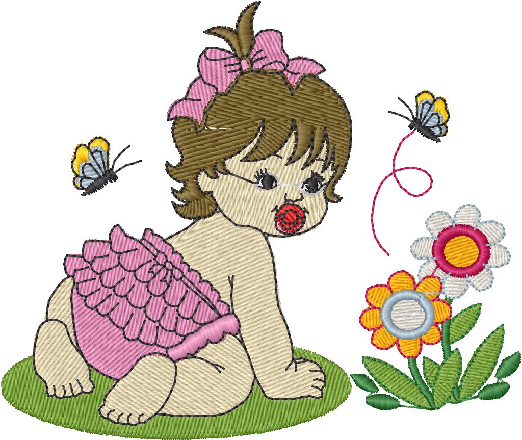 Baby en el jardín