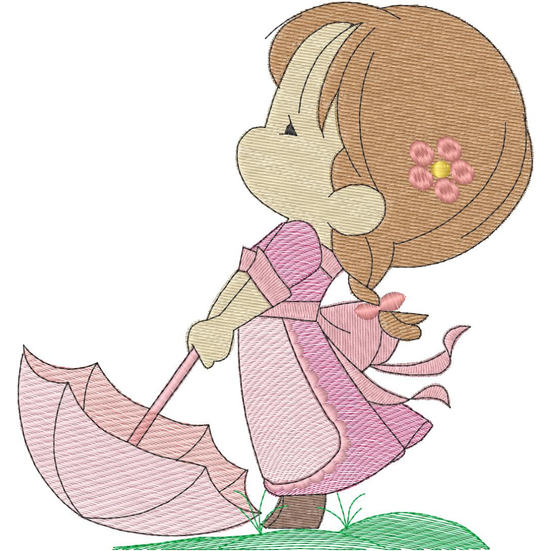 Niñita con Sombrilla 2