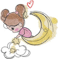 Niña en la Luna