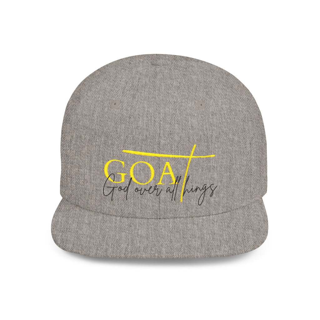 GOAT – God Over All Things Embroidered Cap, Trendy Cap, Perfect Gift for Any Occasion, Streetwear Accessory, Faith-Based