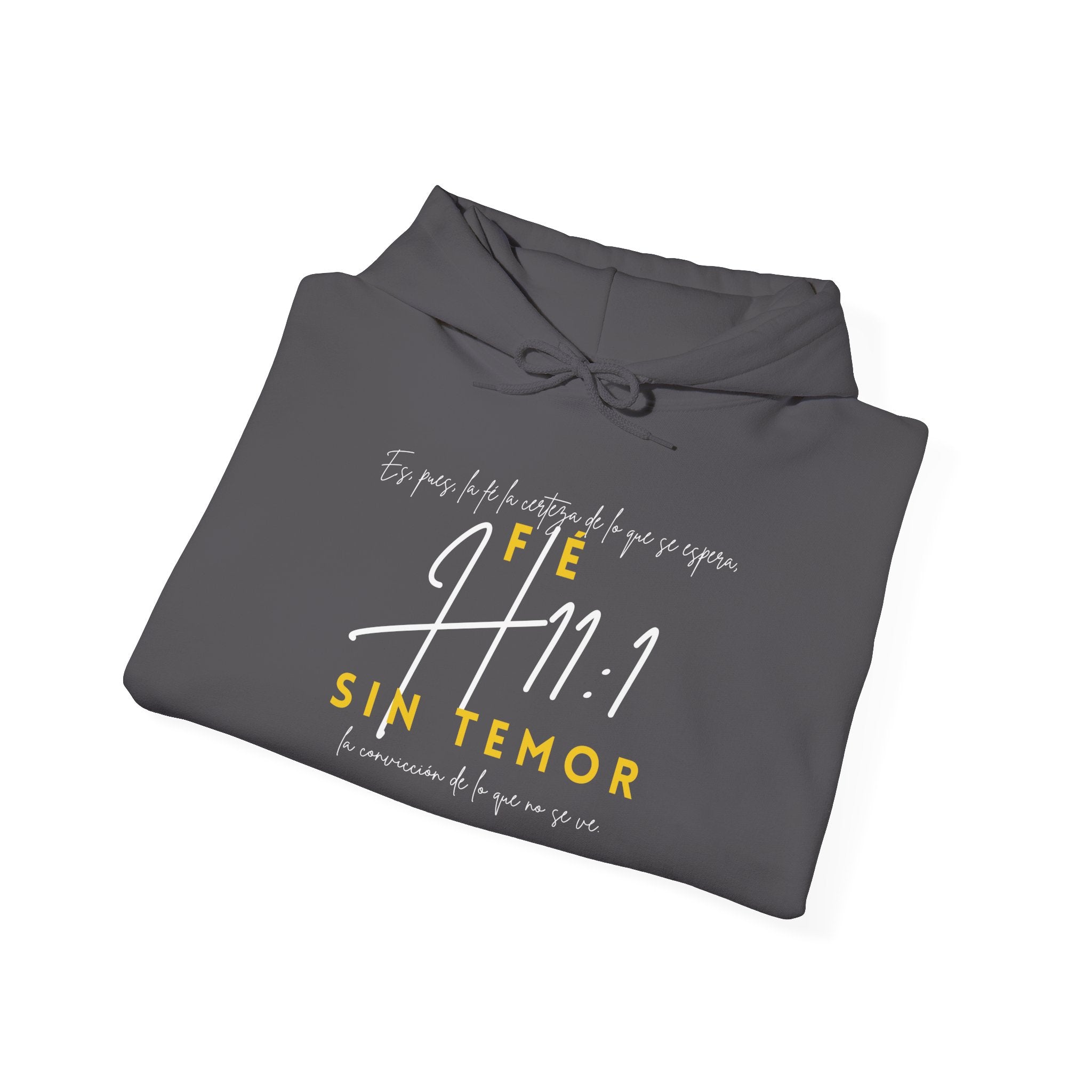 FE, SIN TEMOR H11:1 Hoodie - Unisex Heavy Blend Hooded Sweatshirt | Cozy Casual Wear, Inspirational Gift, Faith-Based Apparel, Everyday [...]
