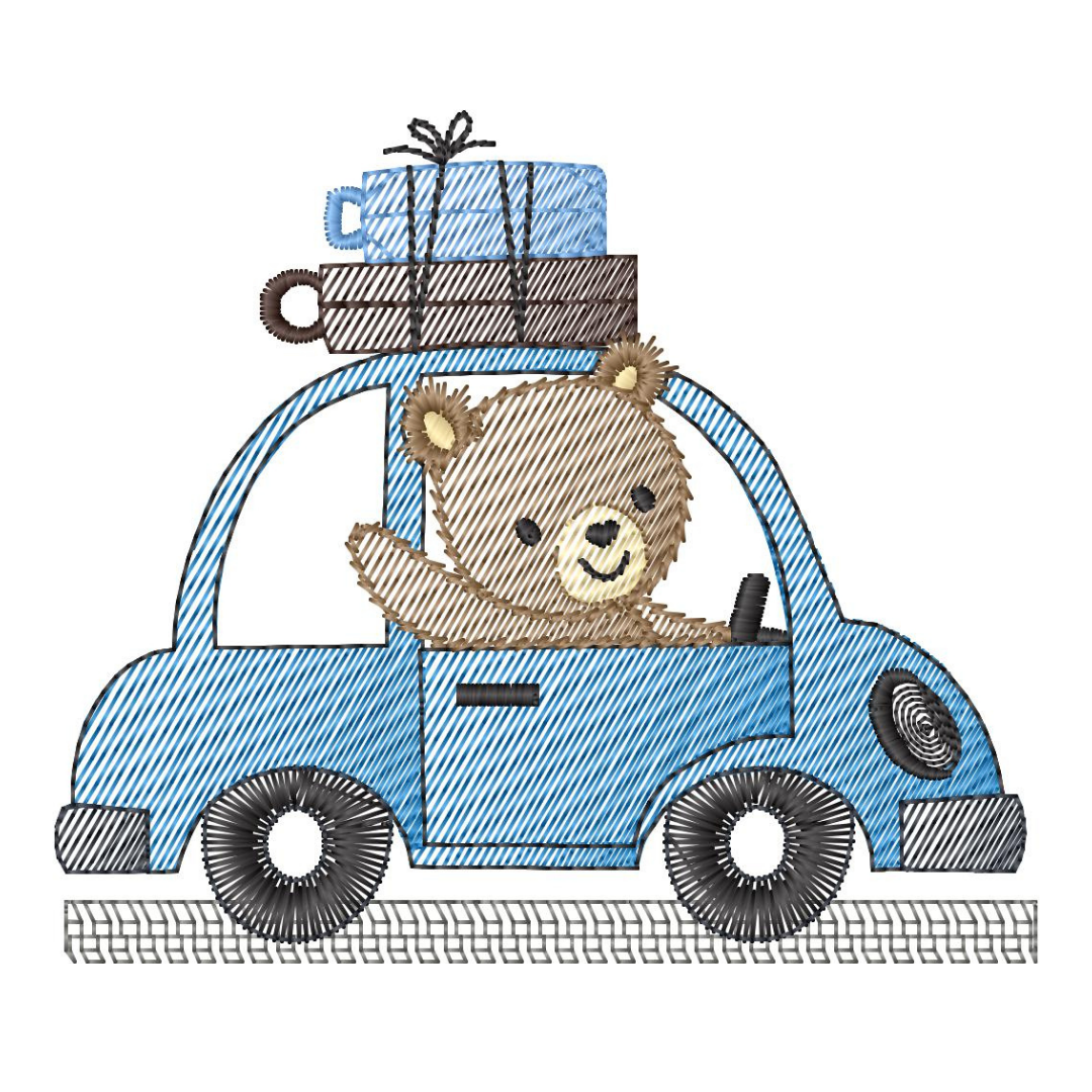 Osito En Carrito