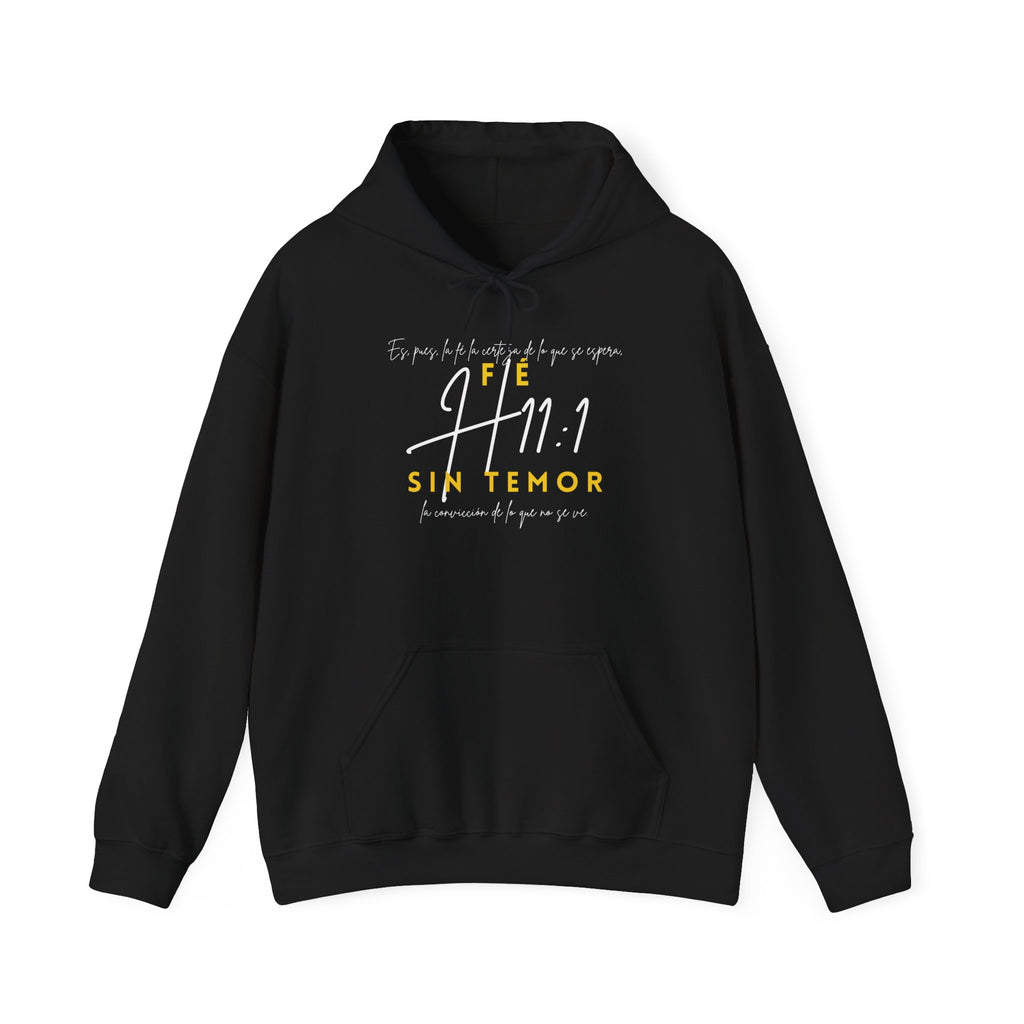 FE, SIN TEMOR H11:1 Hoodie - Unisex Heavy Blend Hooded Sweatshirt | Cozy Casual Wear, Inspirational Gift, Faith-Based Apparel, Everyday [...]