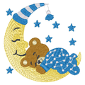 Osito Dormido en la Luna