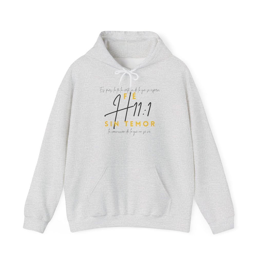 FE, SIN TEMOR H11:1 Hoodie - Unisex Heavy Blend Hooded Sweatshirt | Cozy Casual Wear, Inspirational Gift, Faith-Based Apparel, Everyday [...]