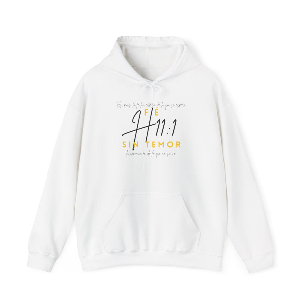 FE, SIN TEMOR H11:1 Hoodie - Unisex Heavy Blend Hooded Sweatshirt | Cozy Casual Wear, Inspirational Gift, Faith-Based Apparel, Everyday [...]
