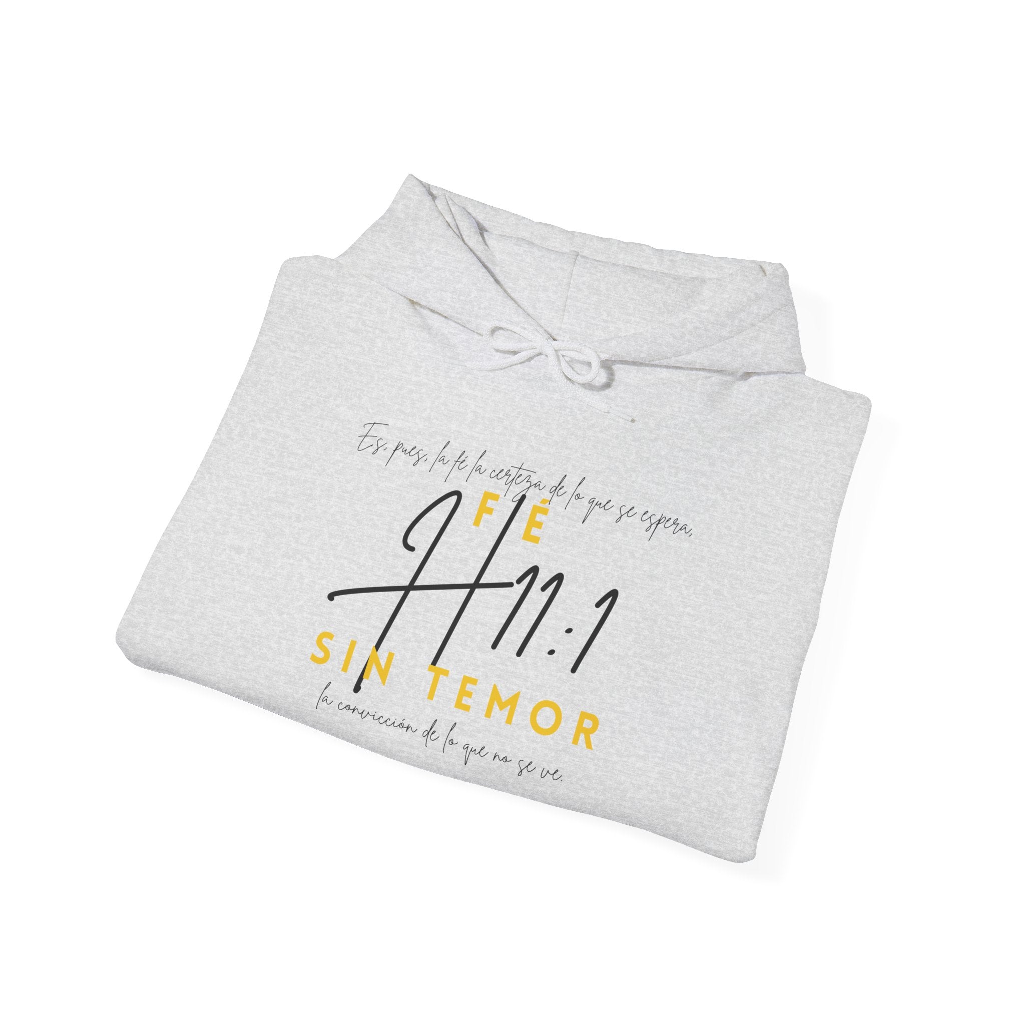 FE, SIN TEMOR H11:1 Hoodie - Unisex Heavy Blend Hooded Sweatshirt | Cozy Casual Wear, Inspirational Gift, Faith-Based Apparel, Everyday [...]