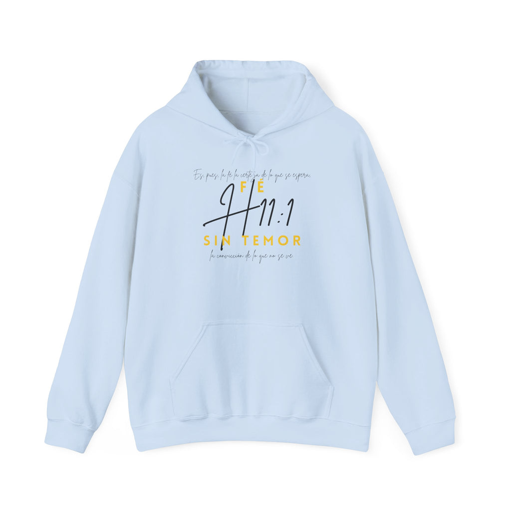 FE, SIN TEMOR H11:1 Hoodie - Unisex Heavy Blend Hooded Sweatshirt | Cozy Casual Wear, Inspirational Gift, Faith-Based Apparel, Everyday [...]