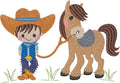Vaquerito y su caballo