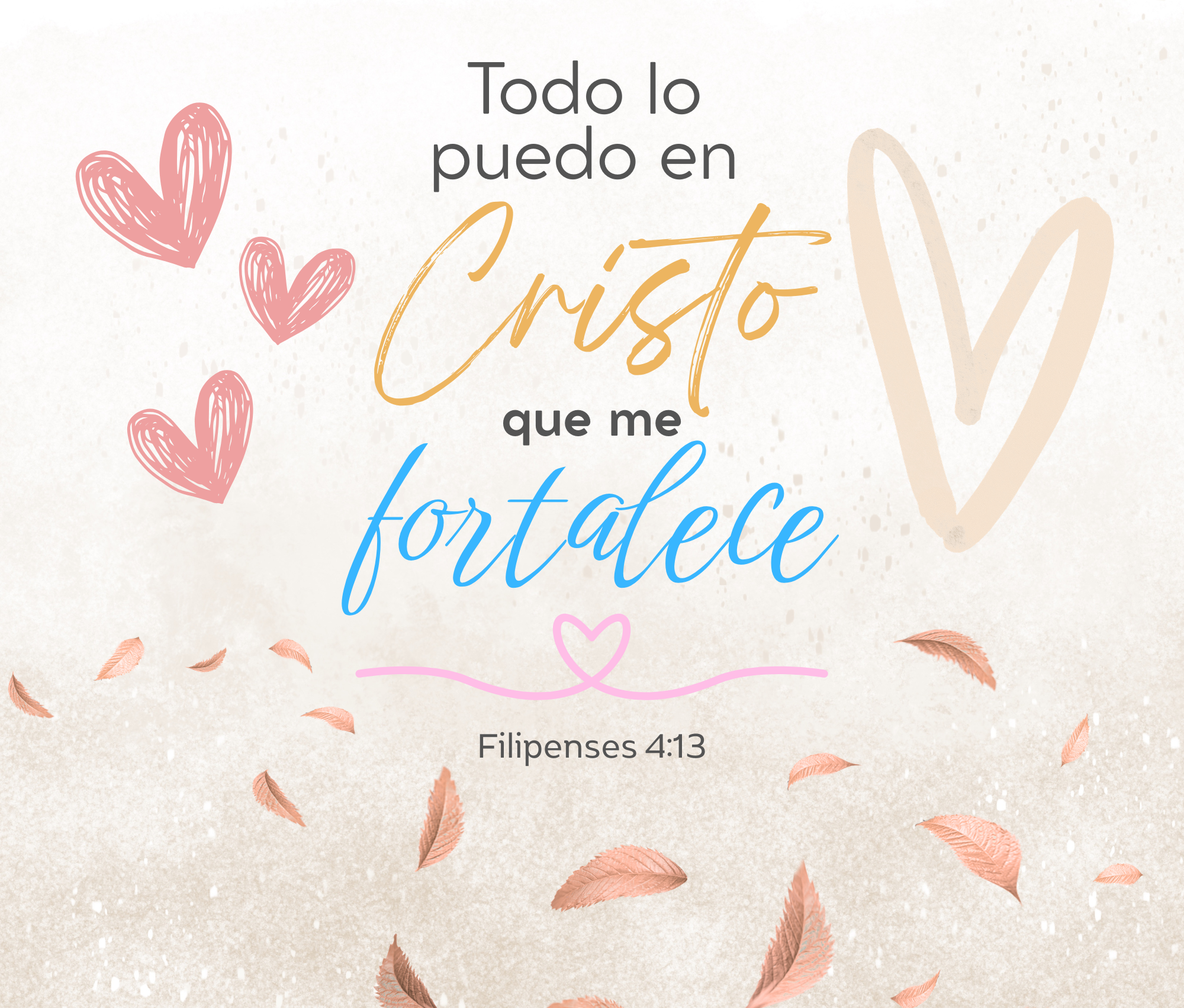 Tumbler Cristiano "Todo lo Puedo en Cristo" – Filipenses 4:13 | 20oz Skinny