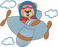 Osito en avión